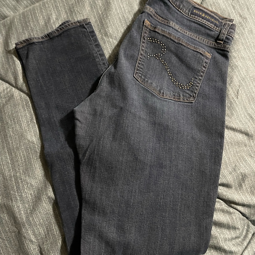 Womens Rock & Republic size 16M skinny jeans